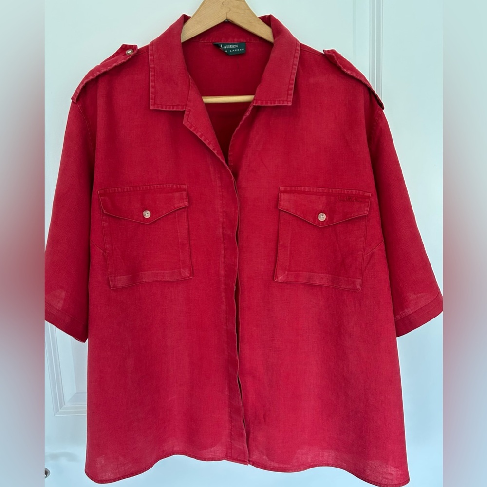 Vintage Lauren Ralph Lauren linen shirt